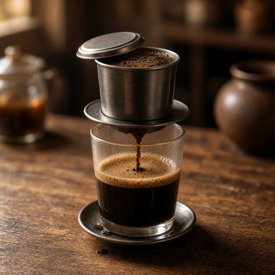 Cà phê đen nguyên chất / Straight black coffee